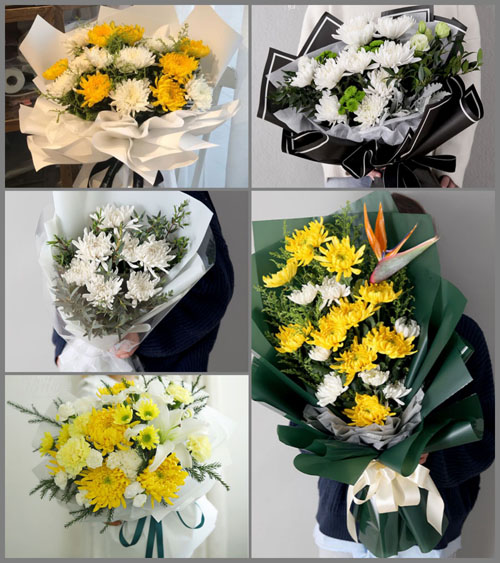 河北邢台沙河市白事花束代送